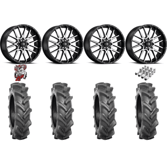BKT AT 171 33-9-20 Tires on ITP Hurricane Machined Wheels