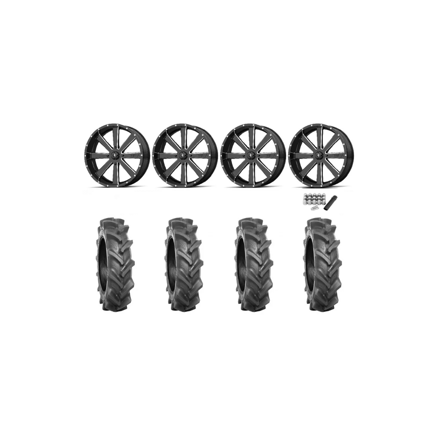 BKT AT 171 33×9-20 Tires on MSA M34 Flash Wheels