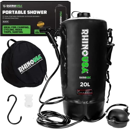 Rhino USA 5 Gallon Portable Shower Kit