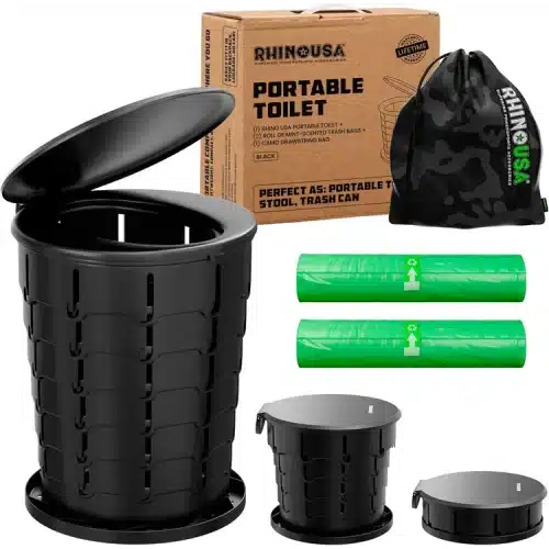 Rhino USA Portable Camping Toilet