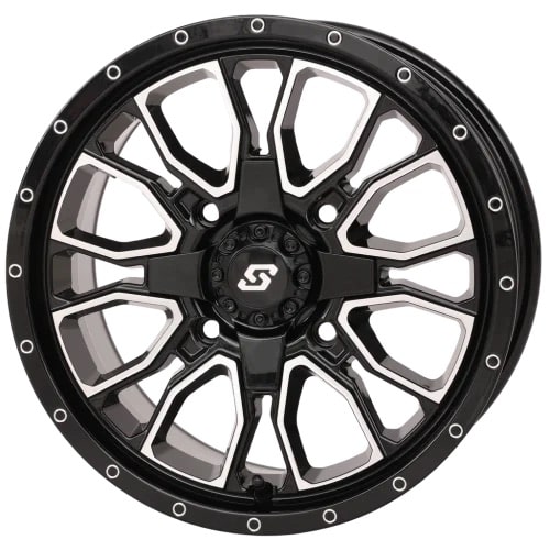 Sedona Fusion Gloss Black Machined 14×7 Wheel