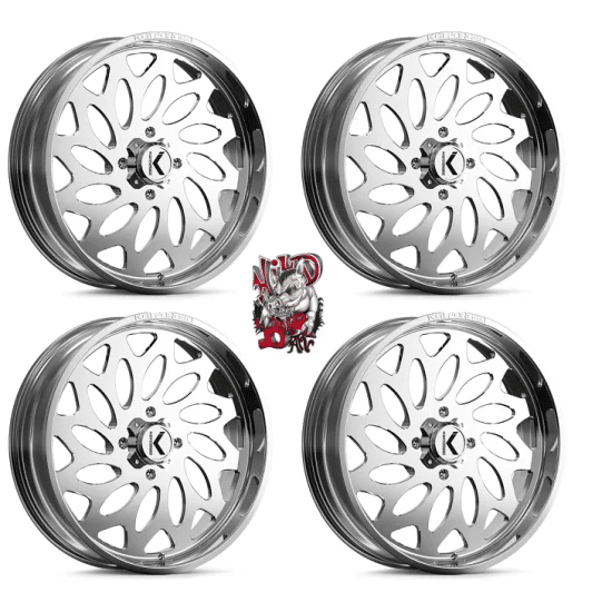 KG1 Forged KU007 Lotus Polished 22×7 Wheel/Rim (Full Set)
