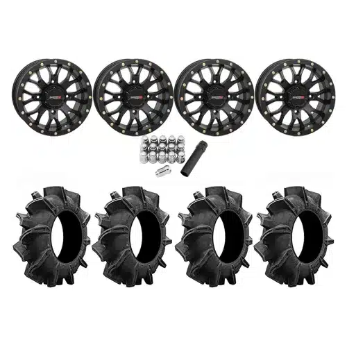 Assassinator Tires on ST-3 Matte Black Wheels