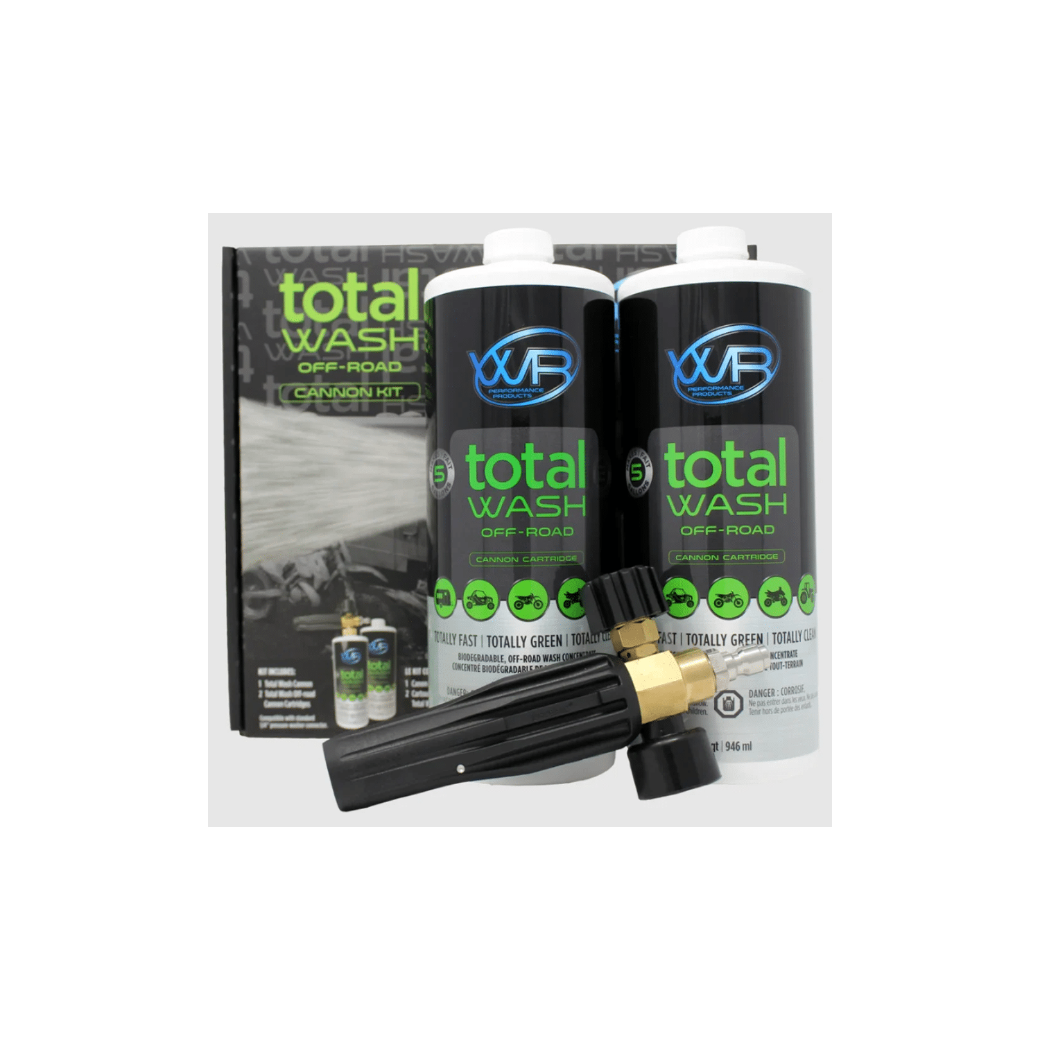 WR Performance Total Wash Off-Road Cannon Kit