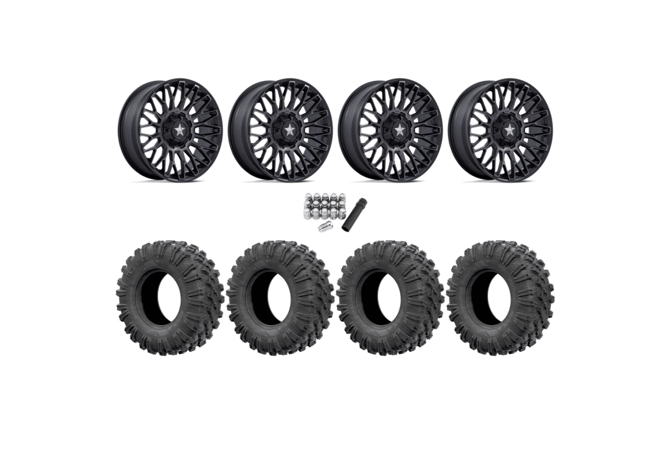 EFX Motoravage Radial Tires on MSA M50 Clubber Wheels