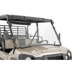 Full Windshield Scratch Resistant Kawasaki Mule Pro