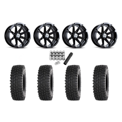 Frontline BDC 30x10-14 Tires on MSA M12 Diesel Wheels
