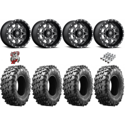 Maxxis Carnivore 35-10-15 Tires on Fuel Maverick Wheels