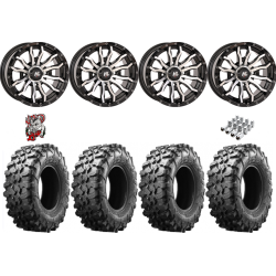 Maxxis Carnivore 28-10-14 Tires on HL21 Machined Wheels