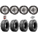 Maxxis Carnivore 28-10-14 Tires on HL21 Machined Wheels