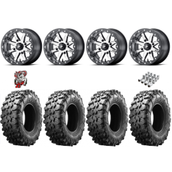Maxxis Carnivore 32-10-15 Tires on MSA M21 Lok Beadlock Wheels