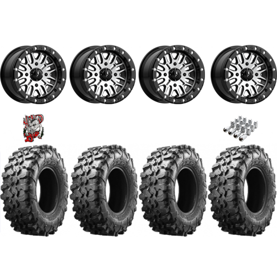 Maxxis Carnivore 33-10-15 Tires on MSA M37 Brute Beadlock Wheels