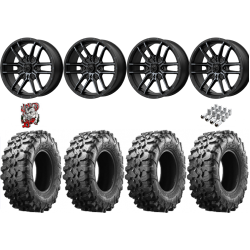 Maxxis Carnivore 28-10-14 Tires on MSA M43 Fang Wheels