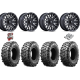 Maxxis Carnivore 35-10-15 Tires on MSA M49 Creed Matte Black & Machined Wheels