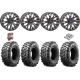 Maxxis Carnivore 33-10-15 Tires on ST-3 Matte Black Wheels