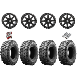 Maxxis Carnivore 32-10-14 Tires on STI HD10 Gloss Black Wheels