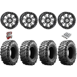 Maxxis Carnivore 32-10-14 Tires on STI HD3 Black Wheels