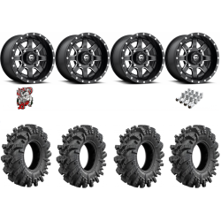 Intimidator 30-10-14 Tires on Fuel Maverick Wheels