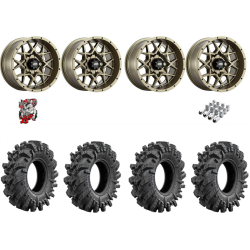Intimidator 28-10-14 Tires on ITP Hurricane Bronze Wheels