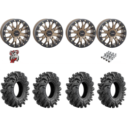 Intimidator 30-10-14 Tires on SB-4 Bronze Beadlock Wheels