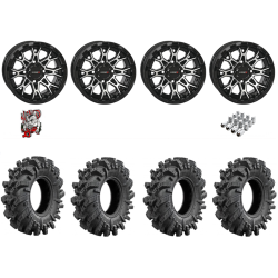 Intimidator 30-10-14 Tires on ST-6 Machined Wheels