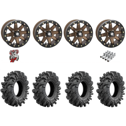 Intimidator 30-10-14 Tires on STI HD9 Bronze Beadlock Wheels