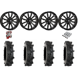 System 3 MT410 35-9-20 Tires on HL21 Gloss Black Wheels