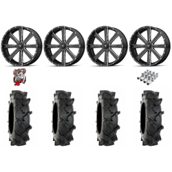 System 3 MT410 33-9-18 Tires on MSA M34 Flash Gloss Black Milled Wheels