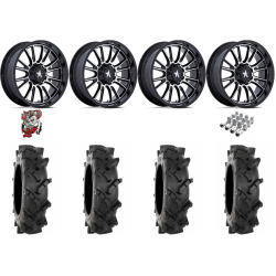 System 3 MT410 35-9-20 Tires on MSA M51 Thunderlips Machined Wheels