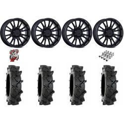 System 3 MT410 33-9-20 Tires on MSA M51 Thunderlips Matte Black Wheels