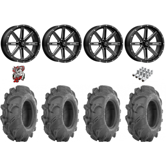 ITP Mega Mayhem 28-9-14 Tires on MSA M41 Boxer Wheels
