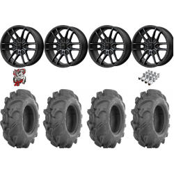 ITP Mega Mayhem 28-9-14 Tires on MSA M43 Fang Wheels