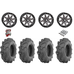 ITP Mega Mayhem 28-9-14 Tires on STI HD10 Smoke Wheels