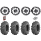 ITP Mega Mayhem 28-9-14 Tires on STI HD3 Machined Wheels