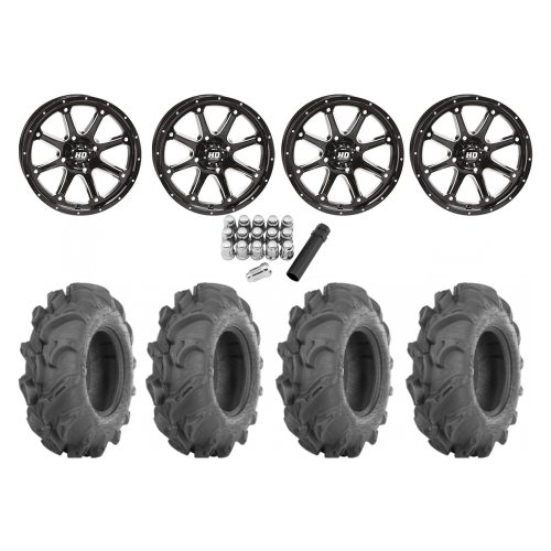 ITP Monster Mayhem 30x9-14 Tires on STI HD4 Wheels ITP Monster Mayhem 30x9-14 Tires on STI HD4 Wheels