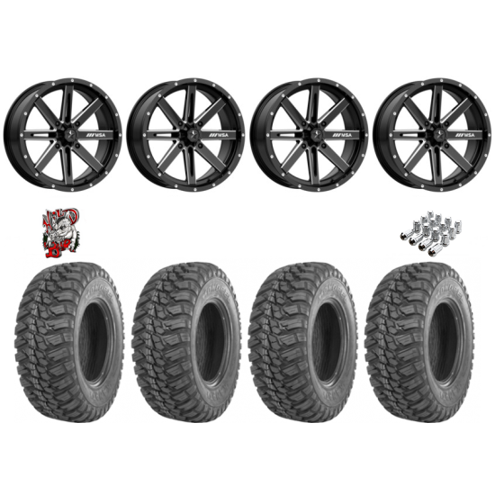 GBC Kanati Mongrel 30-10-14 Tires on MSA M41 Boxer Wheels