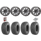 GBC Kanati Mongrel 28-10-14 Tires on ST-3 Matte Black Wheels