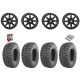 GBC Kanati Mongrel 32-10-14 Tires on STI HD10 Gloss Black Wheels