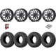 EFX Motoclaw 33-10-20 Tires on ITP Hurricane Gloss Black Wheels