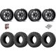 EFX Motoclaw 28-10-14 Tires on Fuel Maverick Wheels