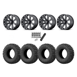 EFX Motoclaw 30x10-14 Tires on MSA M20 Kore Wheels