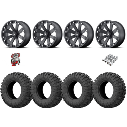 EFX Motoclaw 27-10-14 Tires on MSA M20 Kore Wheels