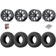 EFX Motoclaw 32-10-14 Tires on MSA M20 Kore Wheels
