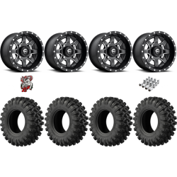 EFX MotoRavage XL 30-10-14 Tires on Fuel D538 Maverick Wheels