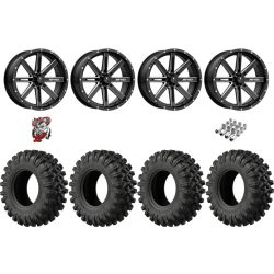 EFX MotoRavage XL 30-10-14 Tires on MSA M41 Boxer Wheels