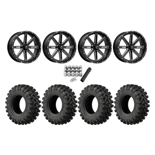 EFX MotoRavage XL 30x10-14 Tires on MSA M41 Boxer Wheels