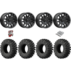 EFX MotoRavage XL 30-10-14 Tires on MSA M43 Fang Wheels