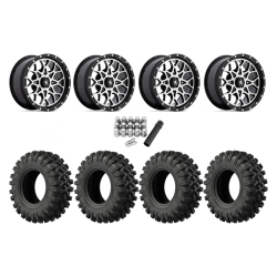 EFX MotoRavage XL 30x10-14 Tires on MSA M45 Portal Machined Wheels