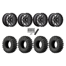 EFX MotoRavage XL 30x10-14 Tires on MSA M45 Portal Milled Wheels