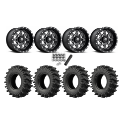 EFX MotoSlayer 30x9.5-14 Tires on Fuel D538 Maverick Wheels